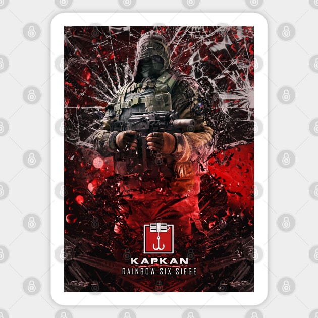 Rainbow Six Seige - Kapkan Sticker by syanart